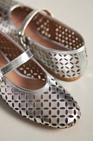 By Anthropologie Floral Cutout Flats