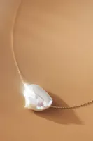Serefina Baroque Pearl Drop Necklace