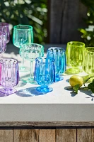 Lucia Acrylic Coupe Glasses, Set of 4