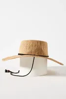 Cord Straw Boater Hat