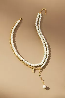 Twisted Pearl Necklace