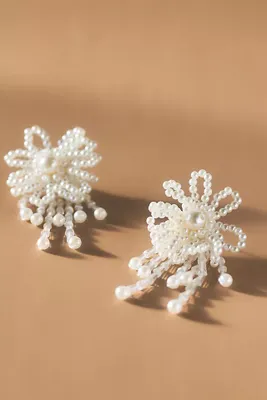 Nakamol Beaded Flower Earrings