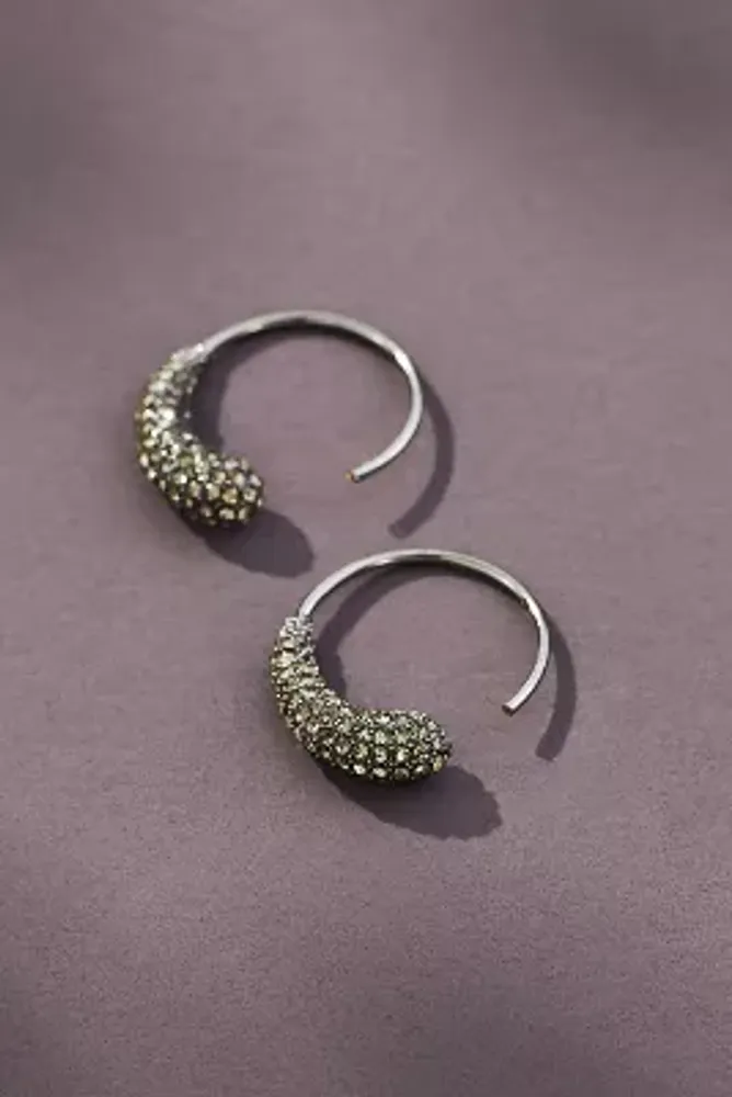 The Petra Crystal Threader Earrings