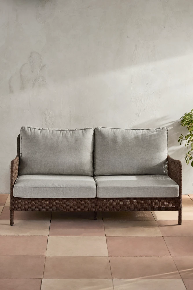 Harbor All Weather Wicker Two Seat Sofa