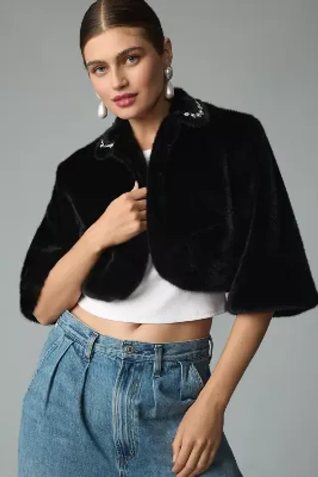 Maeve Faux Fur Jacket