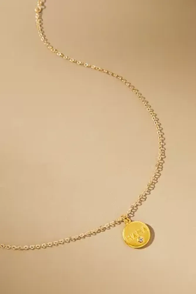 Hart Mama Coin Necklace
