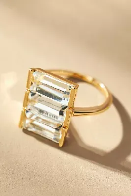 Rectangle Cocktail Ring