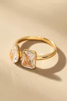 Mixed Shapes Crystal Cocktail Ring