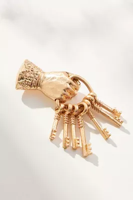 The Restored Vintage Collection: Keychain in Hand Brooch