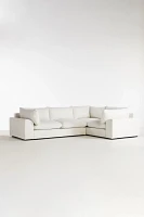 Performance Bouclé Hull Sectional