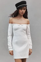 BHLDN Gianna Off-The-Shoulder Twofer Dress