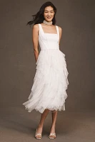 BHLDN Jada Tulle Midi Dress