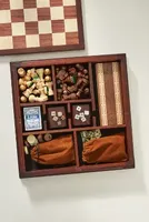 Chess 7-in-1 Deluxe Wood Game Set: Heirloom Edition