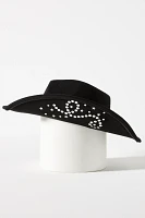 Studded-Brim Rancher Hat