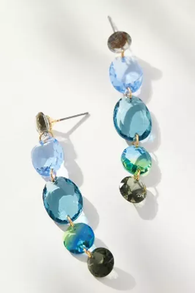 Assorted Shaped Gem Drop Earrings