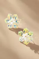 Dappled Flower Post Earrings