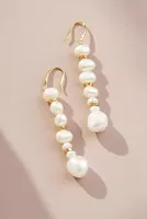 Mixed Pearl Drop Earrings