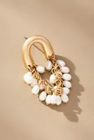 U-Post Pearl Drop Earrings