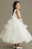 Princess Daliana Butterfly Flower Girl Dress