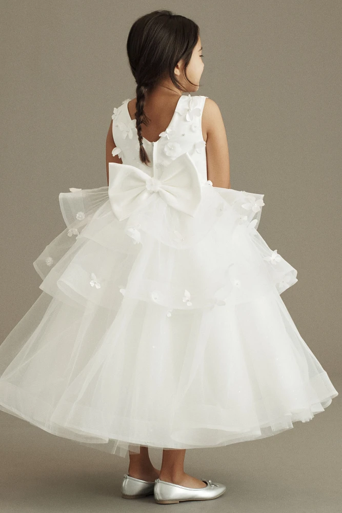 Princess Daliana Butterfly Flower Girl Dress