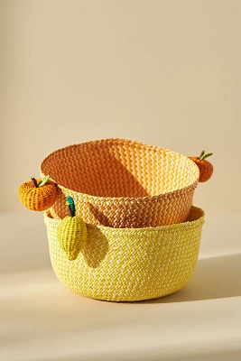 Klatso Handwoven Fruit Basket