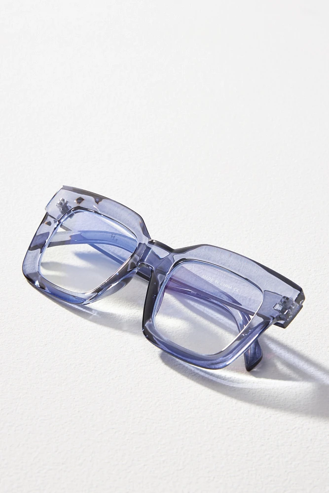 Chunky Cara Translucent Reading Glasses