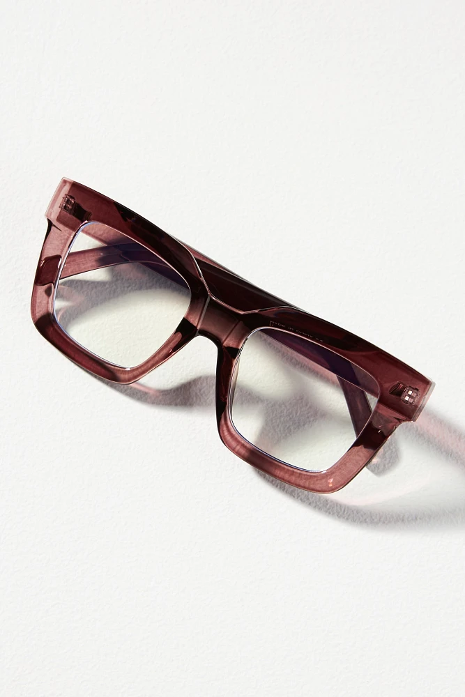 Chunky Cara Translucent Reading Glasses