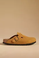 Birkenstock Boston Suede Embossed Clogs