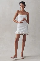 BHLDN Annie Rosette Mini Dress