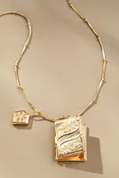Book Locket Necklace
