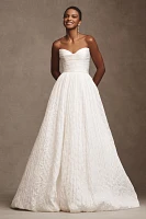 Jenny Yoo Laurel Strapless Sweetheart Wedding Gown