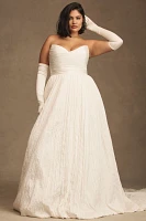 Jenny Yoo Laurel Strapless Sweetheart Wedding Gown