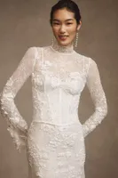 Willowby by Watters Serene Long-Sleeve Lace Wedding Gown
