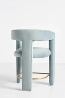 Performance Velvet Effie Counter Stool