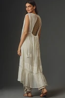 By Anthropologie Sheer Eyelet Duster