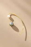 Mixed Pearl Threader Earrings