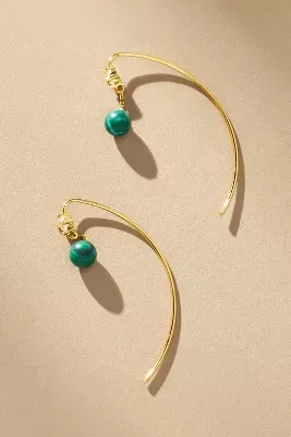 Stone Threader Earrings