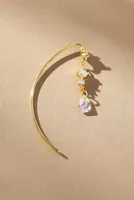 Long Mixed Crystal Threader Earrings