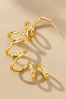 Bonvo Swirl Hoop Earrings