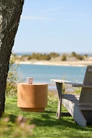 Concrete Barrel Side Table