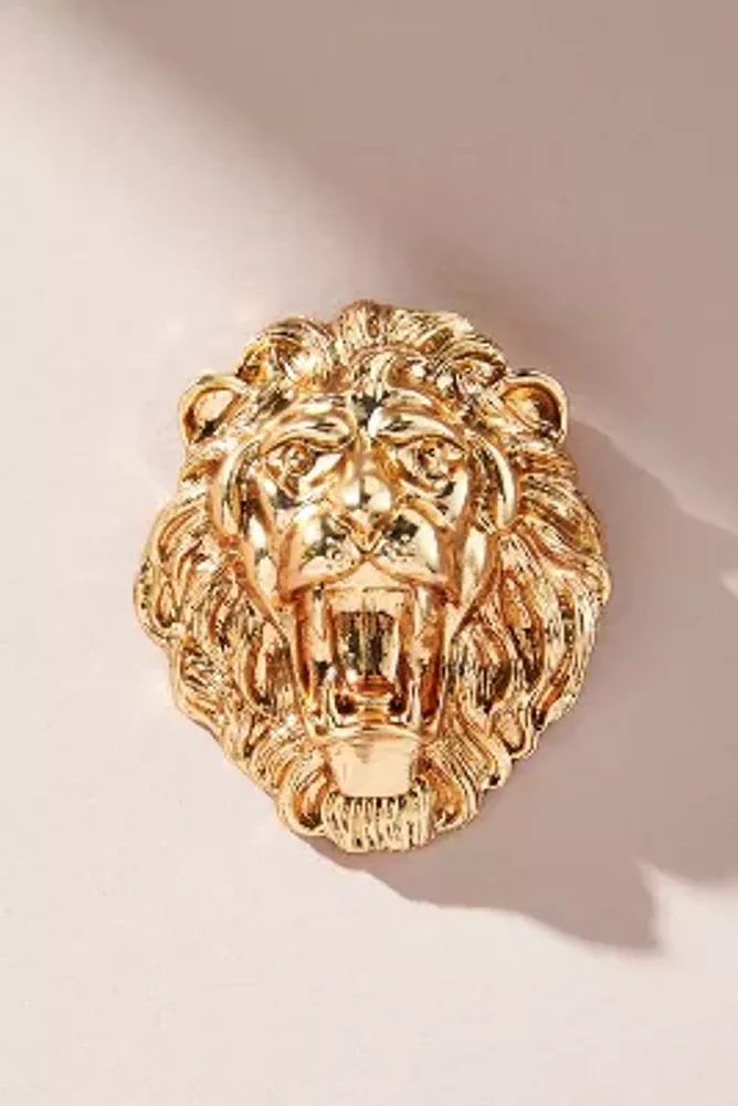 Roaring Lion Brooch