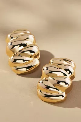 The Restored Vintage Collection: Swirled Metal Earrings