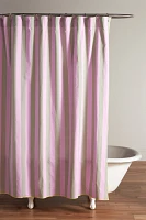 Woven Stripe Shower Curtain