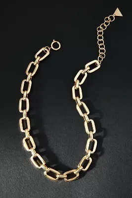 Chunky Metal Link Necklace