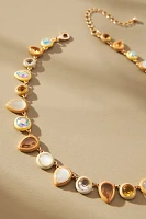 Colorful Enamel Gem Necklace