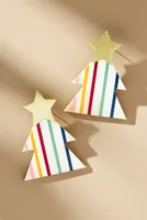 Sunshine Tienda Rainbow Christmas Tree Earrings