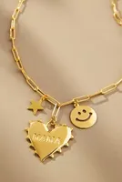 Hart Mama Smiley Charm Necklace