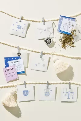 Sips by Eight Nights of Tea DIY Hanukkah Calendar