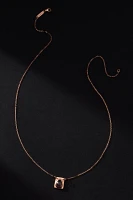 Sirciam Jewelry Pear-Shaped Plate Necklace