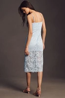 BHLDN Maria Sleeveless Lace Midi Dress